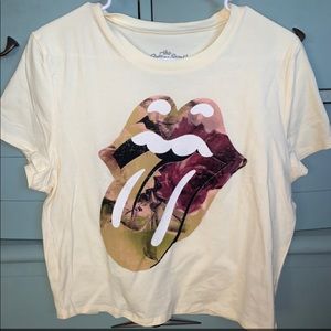 Rolling Stones Crop Top